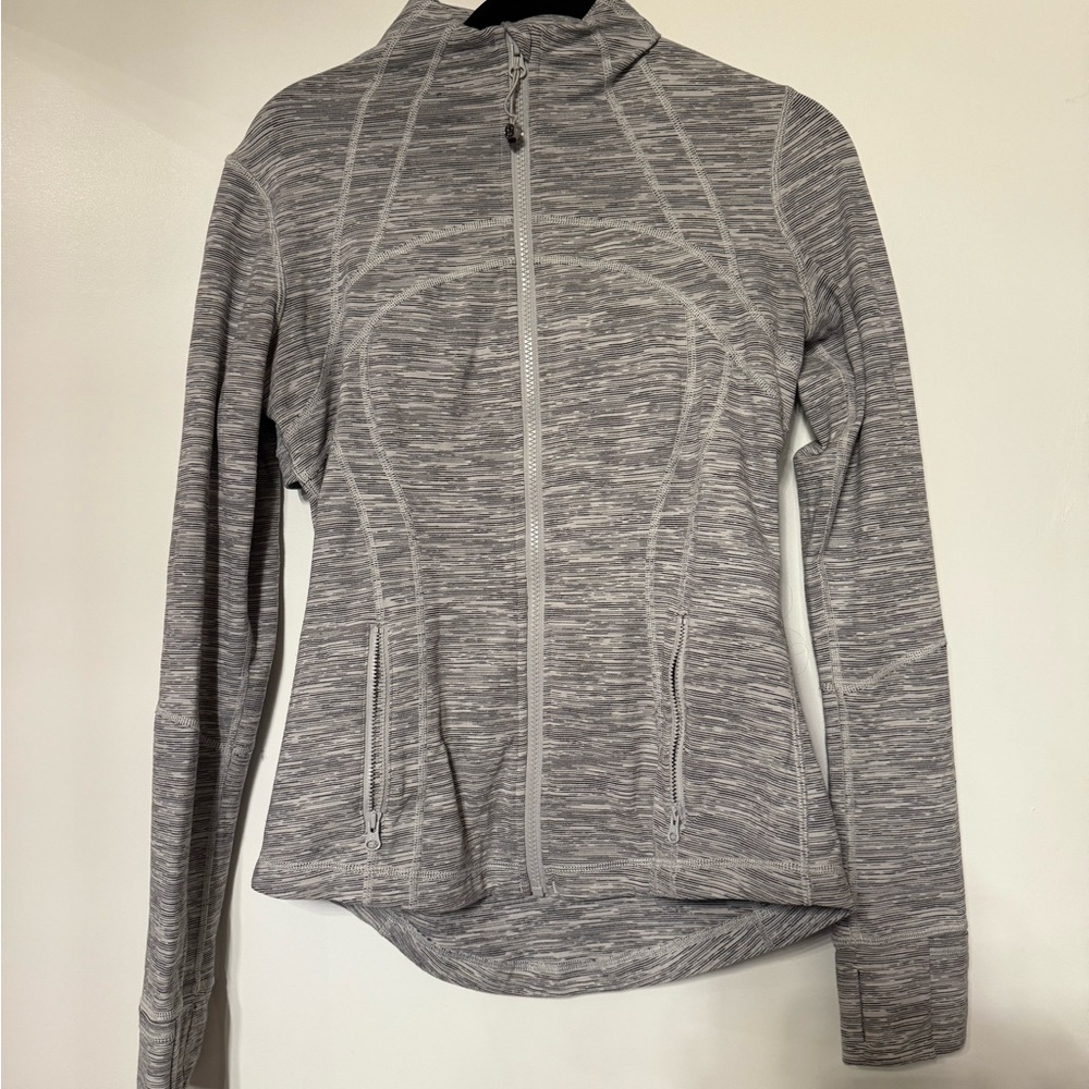 lululemon athletica Gray Zip-Up Hoodie